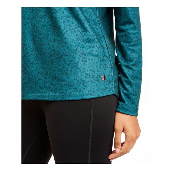 IDEOLOGY Womens Long Sleeve Jewel Neck Top - Picture 3 of 4